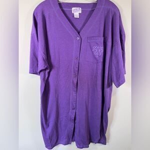 Women’s Oversized Button Up Soft Tee